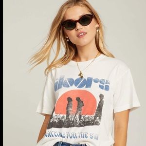 Daydreamer LA The Doors Waiting for the Sun Rocker Tee in Stone Vintage Size M